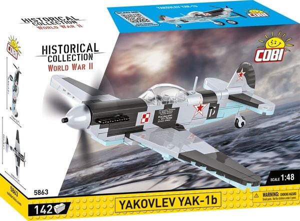 COBI Historical Collection 5863 - YAKOVLEV YAK-1B Easy Planes