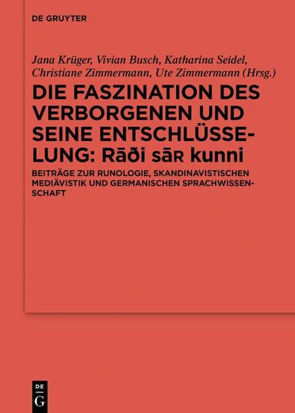 Produktbild: Die Faszination des Verborgenen und seine Entschl&uuml;sselung - R&iquest;&iquest;i sa&iquest; kunni