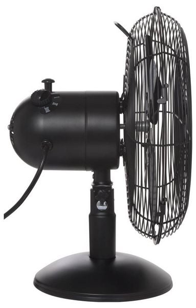 Produktbild: Sygonix Tischventilator 35W (&Oslash; x H) 335mm x 400mm Schwarz Oszillierend