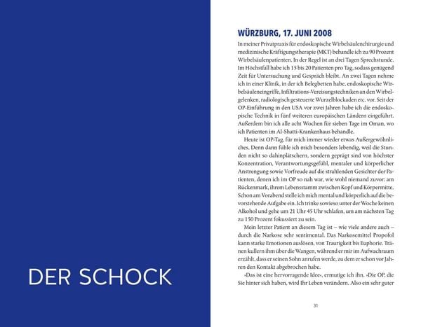 Der Rückenoperateur, der sich nicht selbst operieren konnte