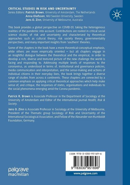 Produktbild: Covid-19 and the Sociology of Risk and Uncertainty