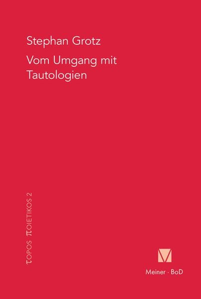 Produktbild: Vom Umgang mit Tautologien