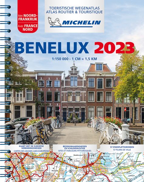 Produktbild: Michelin Stra&szlig;enatlas Benelux mit Spiralbindung