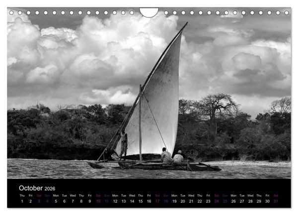 Produktbild: East Africa - Tanzania and Kenya / UK-Version (Wall Calendar 2026 DIN A4 landscape), CALVENDO 12 Month Wall Calendar
