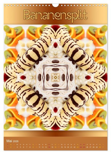 Produktbild: Kulinarische Mandalas (Wandkalender 2026 DIN A3 hoch), CALVENDO Monatskalender