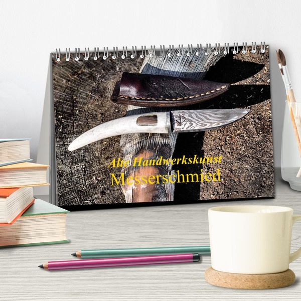 Produktbild: Alte Handwerkskunst Messerschmied (Tischkalender 2026 DIN A5 quer), CALVENDO Monatskalender