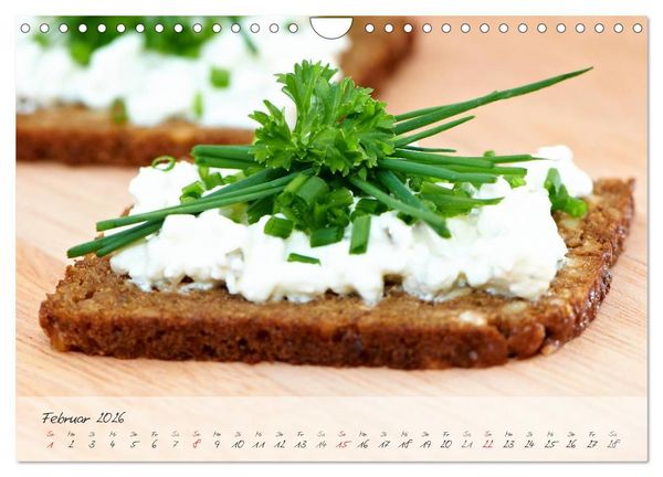 Produktbild: Mit frischen Kr&auml;utern gesund durch das Jahr (Wandkalender 2026 DIN A4 quer), CALVENDO Monatskalender