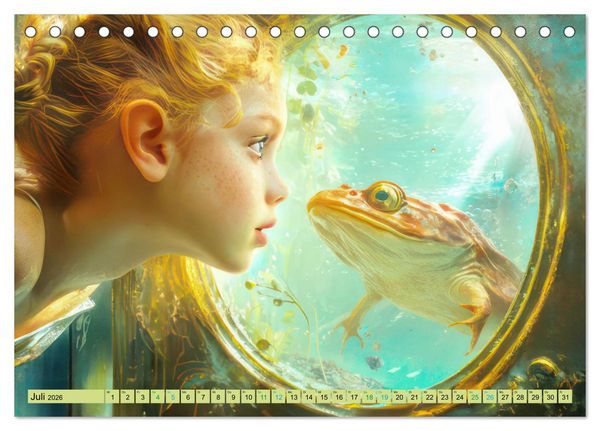 Produktbild: Eine zauberhafte Fantasiewelt (Tischkalender 2026 DIN A5 quer), CALVENDO Monatskalender