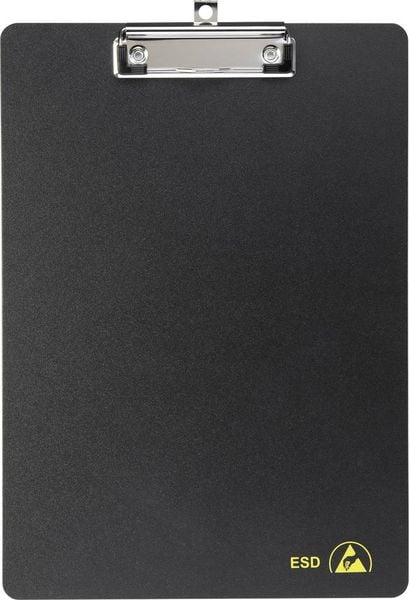 Produktbild: A4-317225 ESD-Klemmbrett 1 St. Schwarz (L x B) 317mm x 225mm