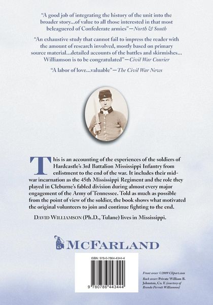 Produktbild: The Third Battalion Mississippi Infantry and the 45th Mississippi Regiment