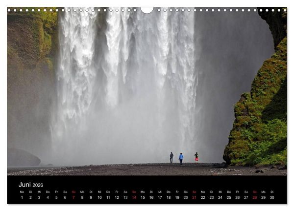 Produktbild: Island - Iceland (Wandkalender 2026 DIN A3 quer), CALVENDO Monatskalender