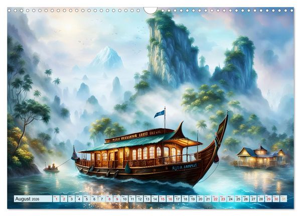 Produktbild: Archipelago's Exotic paradise trip (Wall Calendar 2026 DIN A3 landscape), CALVENDO 12 Month Wall Calendar