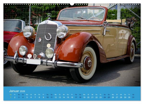 Produktbild: Mercedes Classics (hochwertiger Premium Wandkalender 2026 DIN A2 quer), Kunstdruck in Hochglanz
