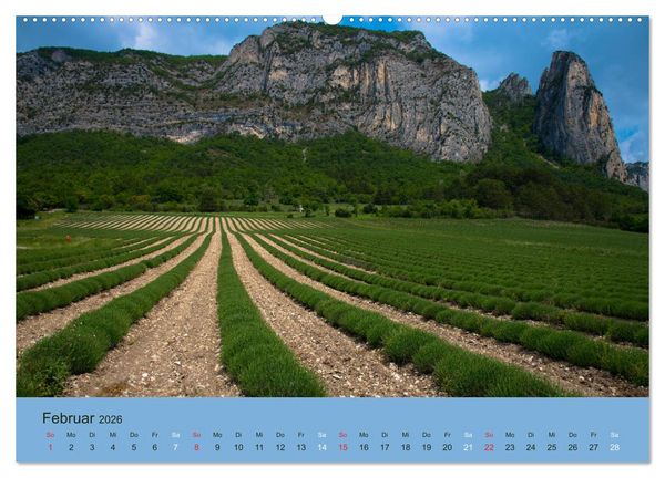 Produktbild: Provenzalisches Drome (hochwertiger Premium Wandkalender 2026 DIN A2 quer), Kunstdruck in Hochglanz