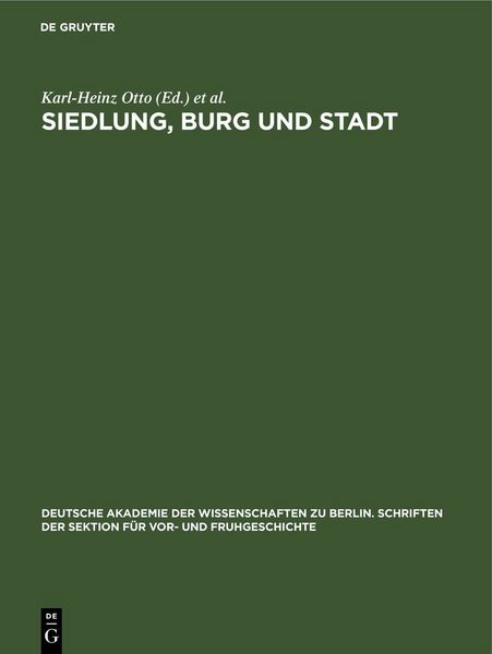 Produktbild: Siedlung, Burg und Stadt
