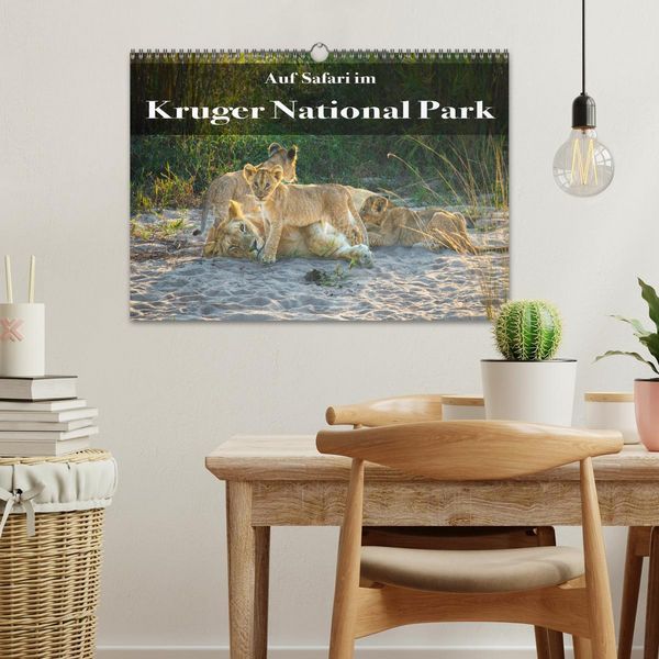 Produktbild: Auf Safari im Kruger National Park (Wandkalender 2026 DIN A3 quer), CALVENDO Monatskalender