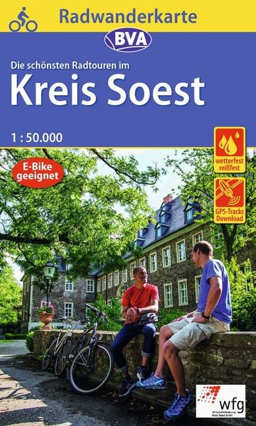 Produktbild: BVA Radwanderkarte Kreis Soest die sch&ouml;nsten Radtouren 1:50.000