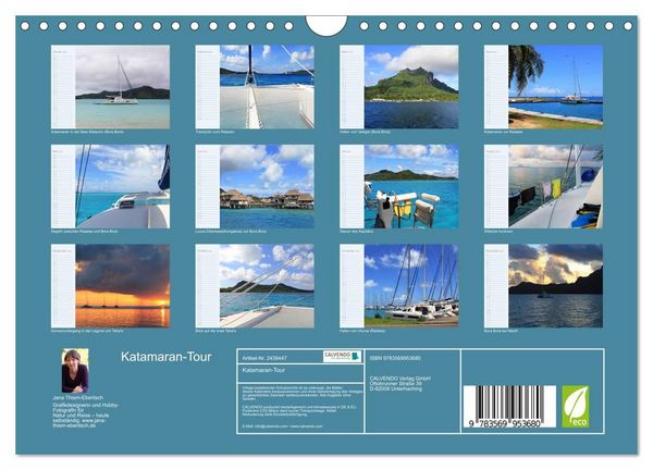 Produktbild: Katamaran-Tour (Wandkalender 2027 DIN A4 quer), CALVENDO Monatskalender