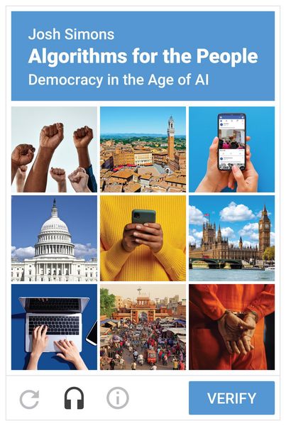 Produktbild: Algorithms for the People