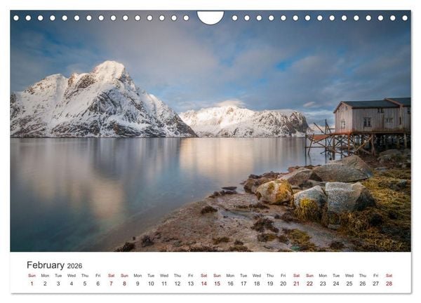 Produktbild: Lofoten Reflections in the water (Wall Calendar 2026 DIN A4 landscape), CALVENDO 12 Month Wall Calendar