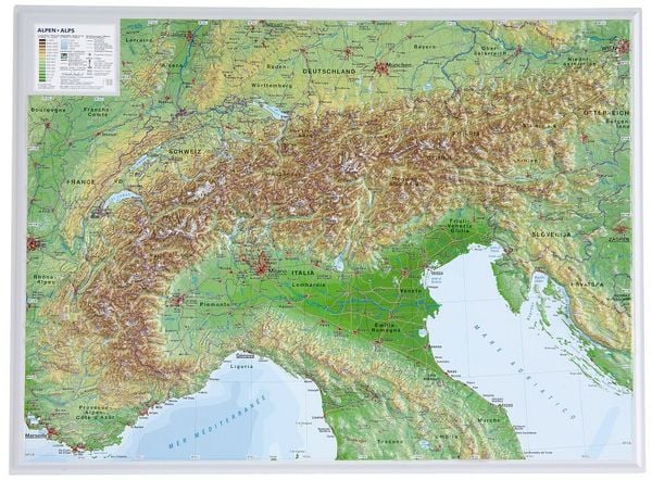 Produktbild: Alpen klein 1 : 2 400 000