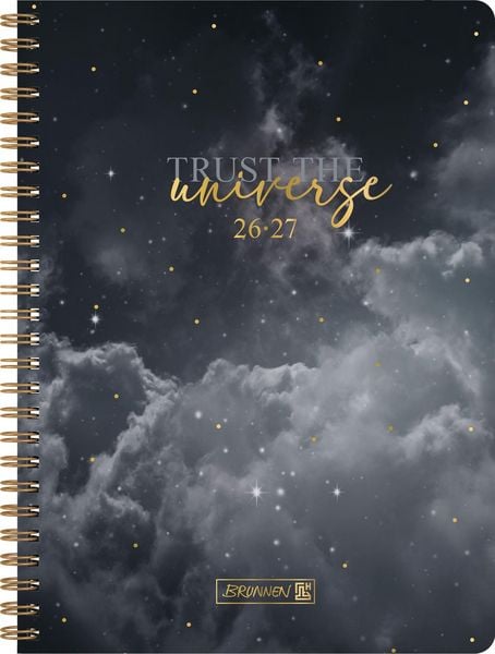 Schülerkalender Style 2026/2027 'Clouds' | A5, Kunststoff