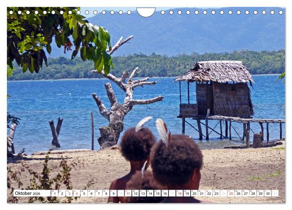 Produktbild: Papua-Neuguinea Geheimnisvolle Inselwelt (Wandkalender 2026 DIN A4 quer), CALVENDO Monatskalender