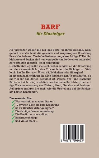 Produktbild: BARF f&uuml;r Einsteiger