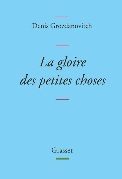 Produktbild: La gloire des petites choses
