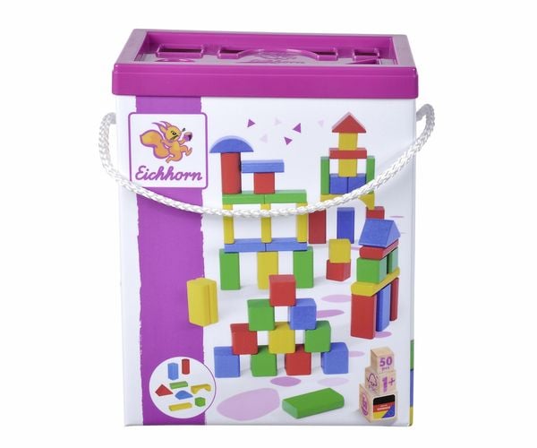 Produktbild: Eichhorn Bunte Holzbausteine