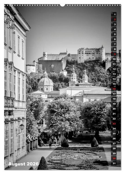 Produktbild: STADTBILDER Monochrome Momente (Wandkalender 2026 DIN A2 hoch), CALVENDO Monatskalender