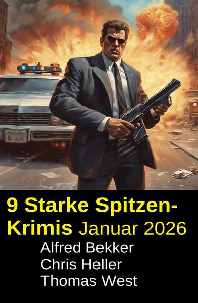 Produktbild: 9 Starke Spitzen-Krimis Januar 2026