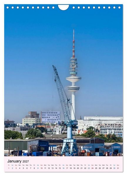 Produktbild: Hamburg - Life Along the Water (Wall Calendar 2027 DIN A4 portrait), CALVENDO 12 Month Wall Calendar