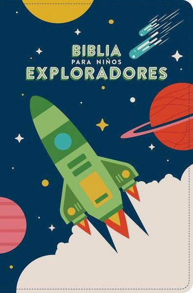 Produktbild: Rvr 1960 Biblia Para Ni&ntilde;os Exploradores, Azul C&oacute;smico S&iacute;mil Piel