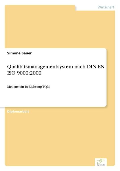 Produktbild: Qualit&auml;tsmanagementsystem nach DIN EN ISO 9000:2000