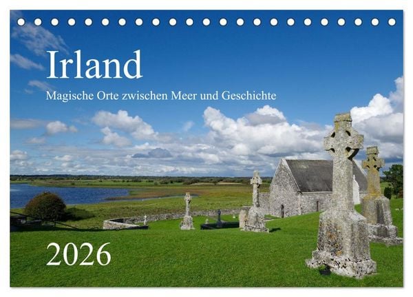 Produktbild: Irland &ndash; Magische Orte zwischen Meer und Geschichte (Tischkalender 2026 DIN A5 quer), CALVENDO Monatskalender