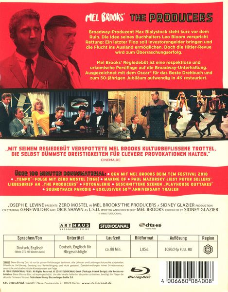 Produktbild: The Producers - Fr&uuml;hling f&uuml;r Hitler - 50th Anniversary Edition