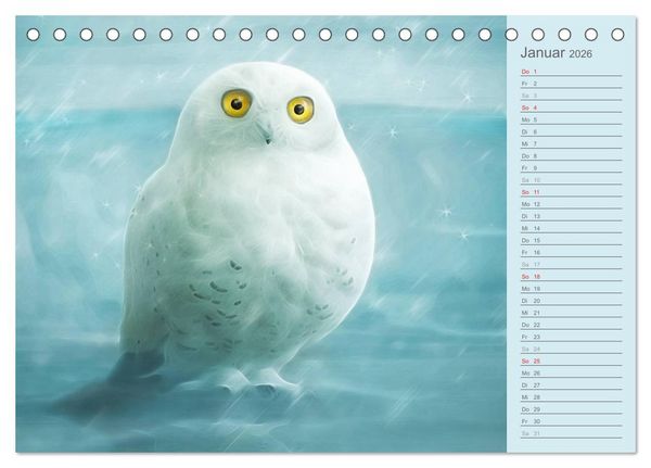 Produktbild: S&uuml;sse Tierwelt / CH-Version / Geburtstagskalender (Tischkalender 2026 DIN A5 quer), CALVENDO Monatskalender
