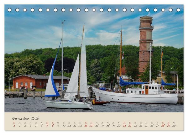 Produktbild: Liebenswertes Travem&uuml;de (Tischkalender 2026 DIN A5 quer), CALVENDO Monatskalender