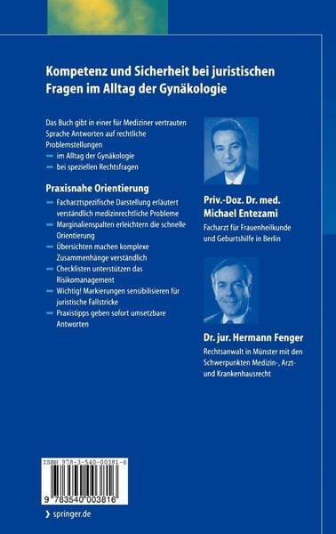 Produktbild: Gyn&auml;kologie und Recht