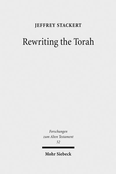 Produktbild: Rewriting the Torah