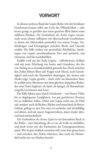 Produktbild: Die Gest&auml;ndnisse des Ars&egrave;ne Lupin. Gaunergeschichten. Maurice Leblanc