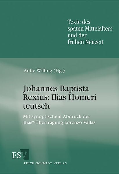 Produktbild: Johannes Baptista Rexius: Ilias Homeri teutsch