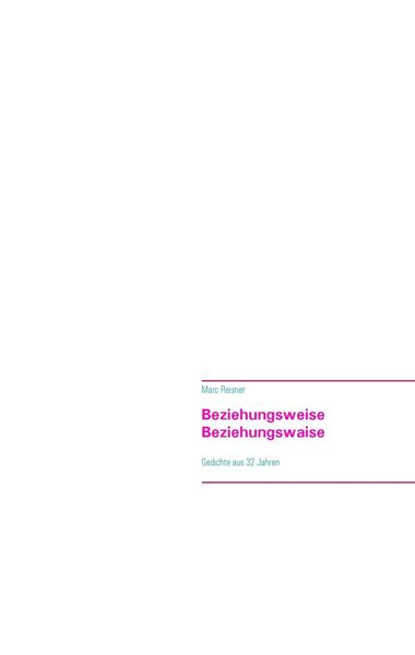Produktbild: Beziehungsweise Beziehungswaise