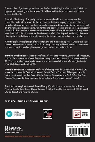Produktbild: Foucault, Sexuality, Antiquity