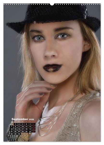 Produktbild: Extrem Make-Up Portraits (hochwertiger Premium Wandkalender 2026 DIN A2 hoch), Kunstdruck in Hochglanz