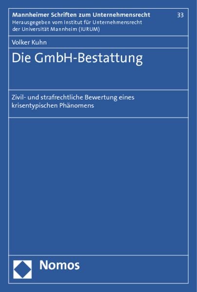 Produktbild: Die GmbH-Bestattung
