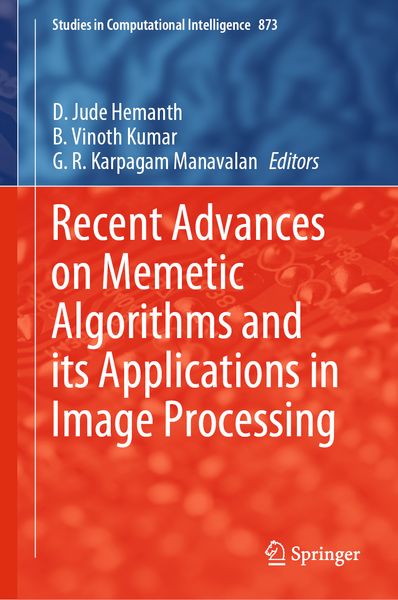 Produktbild: Recent Advances on Memetic Algorithms and its Applications in Image Processing