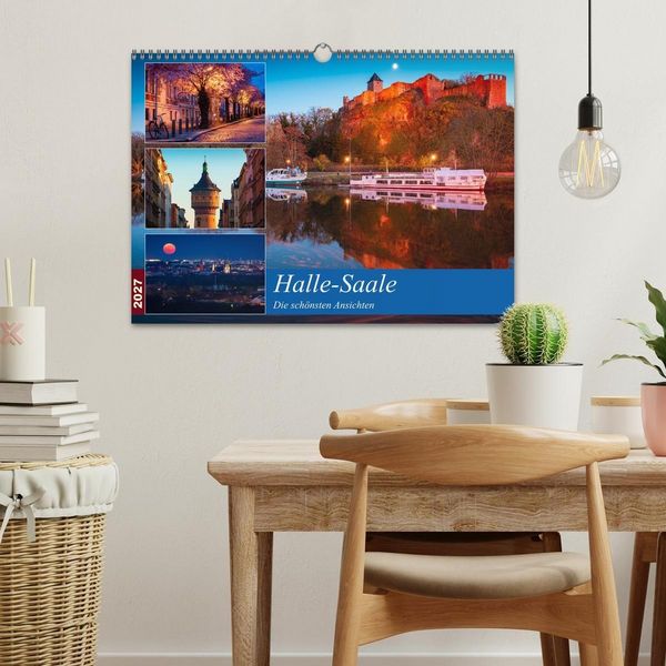Produktbild: Halle-Saale - Die sch&ouml;nsten Ansichten (Wandkalender 2027 DIN A3 quer), CALVENDO Monatskalender