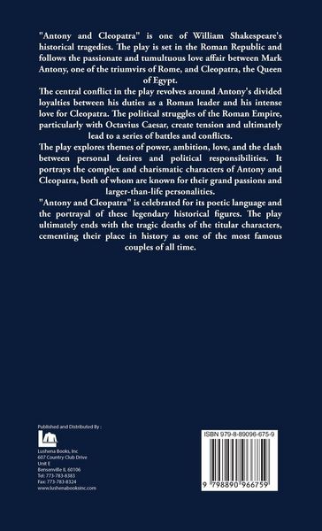 Produktbild: Antony and Cleopatra